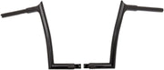 FAT Baggers INC. 1-1/4" EZ Install Pointed Top Handlebar - Black, Gloss - 906016-B