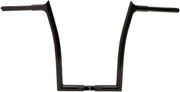 FAT Baggers INC. 1-1/4" EZ Install Pointed Top Handlebar - Black, Gloss - 906016-B