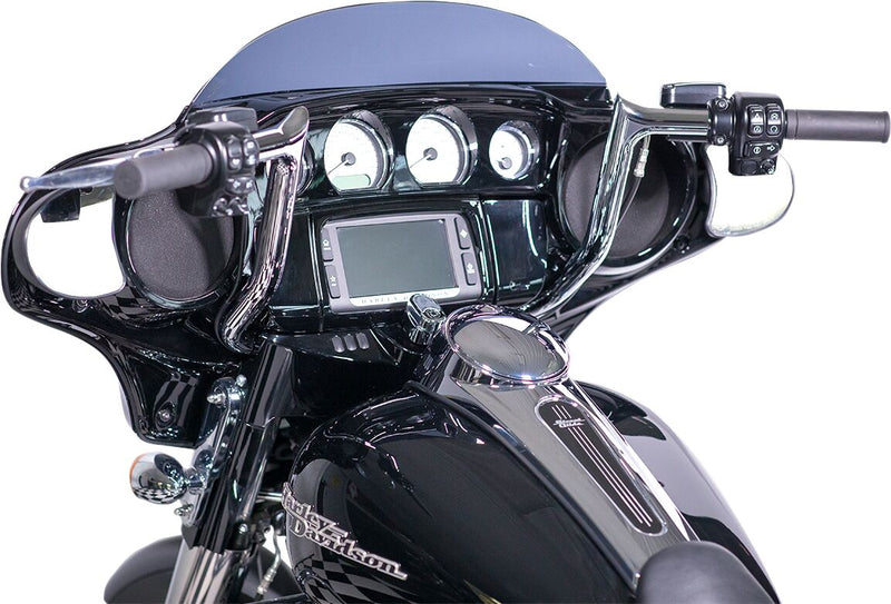 FAT Baggers INC. 1-1/4" EZ Install Pointed Top Handlebar Kit - Chrome - 909114