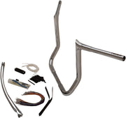 FAT Baggers INC. 1-1/4" EZ Install Pointed Top Handlebar Kit - Chrome - 909114