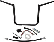 FAT Baggers INC. 1-1/4" EZ Install Pointed Top Handlebar Kit - Black - 909114-B