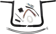 FAT Baggers INC. 1-1/4" EZ Install Pointed Top Handlebar Kit - Black - 909114-B