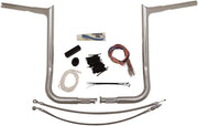 FAT Baggers INC. 1-1/4" EZ Install Pointed Top Handlebar Kit - Chrome - 909116