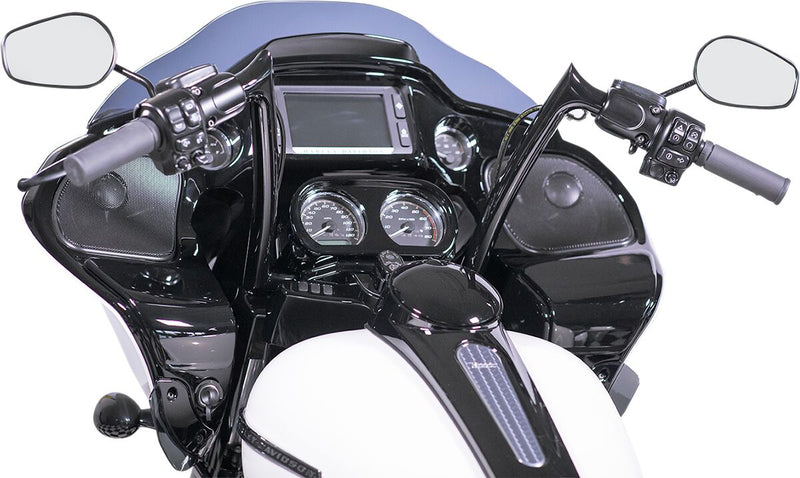 FAT Baggers INC. 1-1/4" EZ Install Pointed Top Handlebar Kit - Black - 909316-B