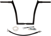 FAT Baggers INC. 1-1/4" EZ Install Pointed Top Handlebar Kit - Black - 909316-B
