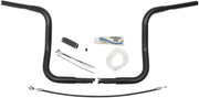 FAT Baggers INC. 1-1/4" EZ Install Round Top Handlebar Kit - Black - 909412-B