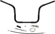 FAT Baggers INC. 1-1/4" EZ Install Round Top Handlebar Kit - Black - 909412-B