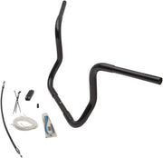 FAT Baggers INC. 1-1/4" EZ Install Round Top Handlebar Kit - Black - 909412-B