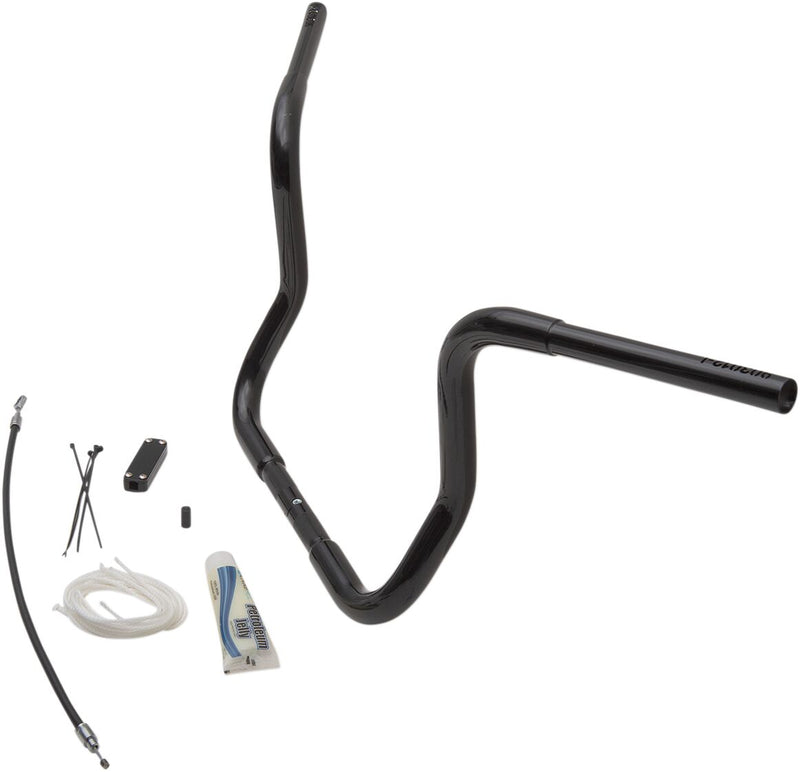 FAT Baggers INC. 1-1/4" EZ Install Round Top Handlebar Kit - Black - 909412-B