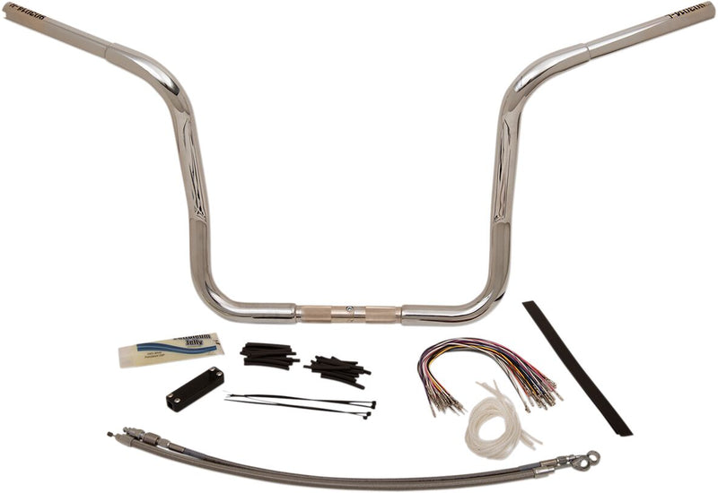 FAT Baggers INC. 1-1/4" EZ Install Round Top Handlebar Kit - Chrome