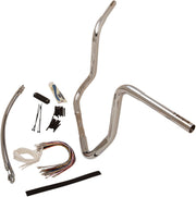 FAT Baggers INC. 1-1/4" EZ Install Round Top Handlebar Kit - Chrome