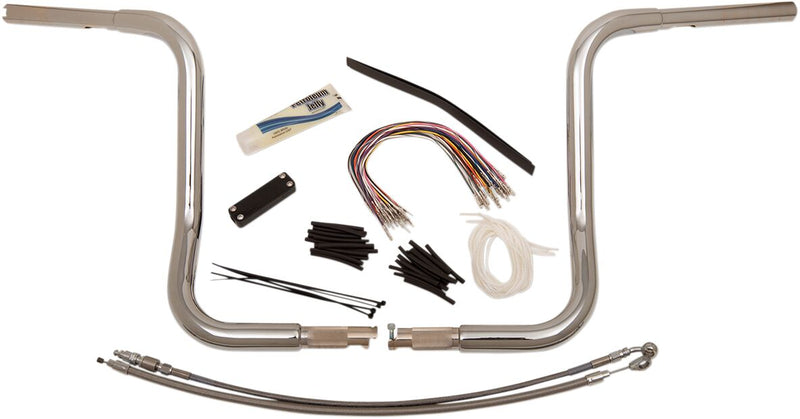 FAT Baggers INC. 1-1/4" EZ Install Round Top Handlebar Kit - Chrome