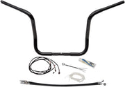 FAT Baggers INC. 1-1/4" EZ Install Round Top Handlebar Kit - Black - 909514-B