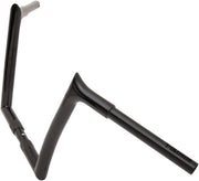 FAT Baggers INC. 1-1/4" EZ Install Pointed Top Handlebar - Black, Gloss - 908010-B