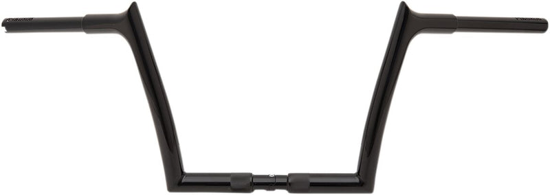 FAT Baggers INC. 1-1/4" EZ Install Pointed Top Handlebar - Black, Gloss - 908010-B