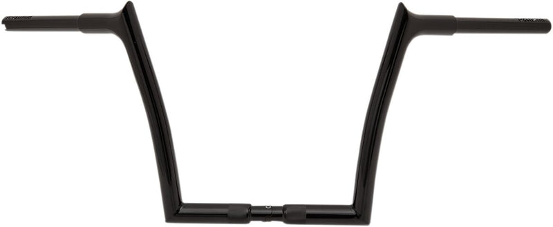 FAT Baggers INC. 1-1/4" EZ Install Pointed Top Handlebar - Black, Gloss - 908012-B