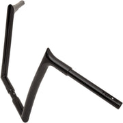 FAT Baggers INC. 1-1/4" EZ Install Pointed Top Handlebar - Black, Gloss - 908012-B