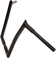 FAT Baggers INC. 1-1/4" EZ Install Pointed Top Handlebar - Black, Gloss - 908014-B