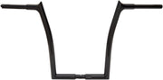 FAT Baggers INC. 1-1/4" EZ Install Pointed Top Handlebar - Black, Gloss - 908016-B