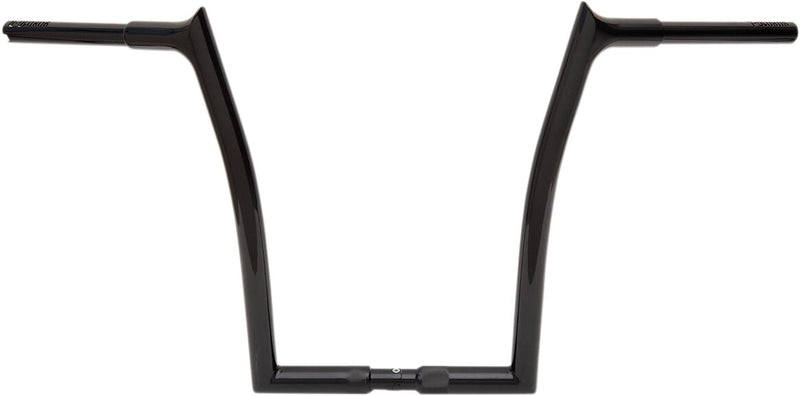 FAT Baggers INC. 1-1/4" EZ Install Pointed Top Handlebar - Black, Gloss - 908016-B