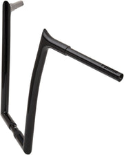 FAT Baggers INC. 1-1/4" EZ Install Pointed Top Handlebar - Black, Gloss - 908016-B