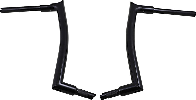 FAT Baggers INC. 1-1/2" EZ Install Pointed Top Handlebar - Black - 807016-B