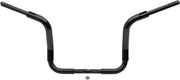 FAT Baggers INC. 1-1/2" EZ Install Rounded Top Handlebar - Black, Gloss - 803012-B