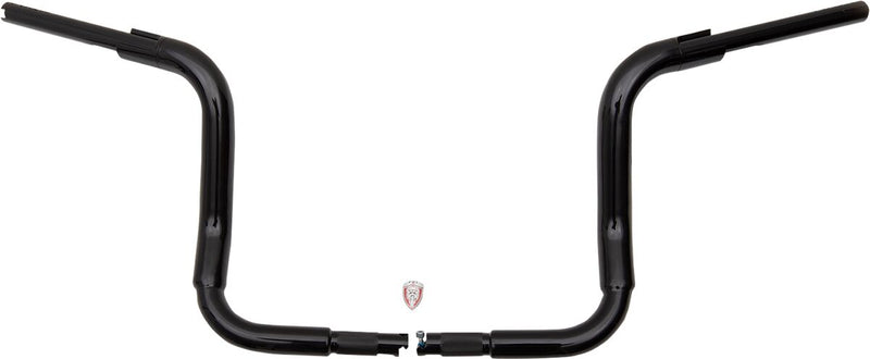 FAT Baggers INC. 1-1/2" EZ Install Rounded Top Handlebar - Black, Gloss - 803012-B