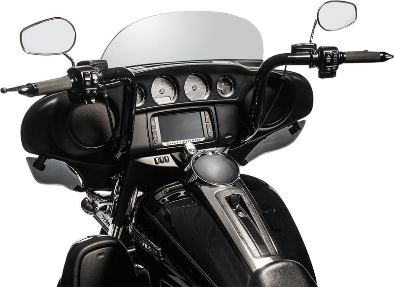 FAT Baggers INC. 1-1/2" EZ Install Rounded Top Handlebar - Black, Gloss - 803014-B