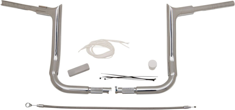 FAT Baggers INC. 1-1/2" EZ Install Pointed Top Handlebar Kit - Chrome - 809112
