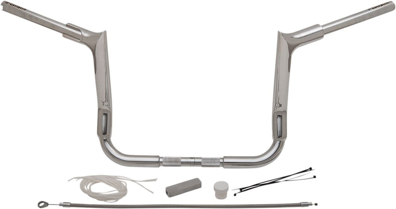 FAT Baggers INC. 1-1/2" EZ Install Pointed Top Handlebar Kit - Chrome - 809112