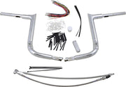 FAT Baggers INC. 1-1/2" EZ Install Pointed Top Handlebar Kit - Chrome - 809114