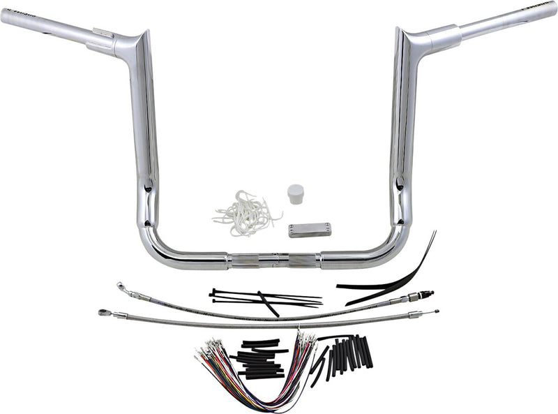 FAT Baggers INC. 1-1/2" EZ Install Pointed Top Handlebar Kit - Chrome - 809114