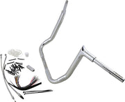 FAT Baggers INC. 1-1/2" EZ Install Pointed Top Handlebar Kit - Chrome - 809114