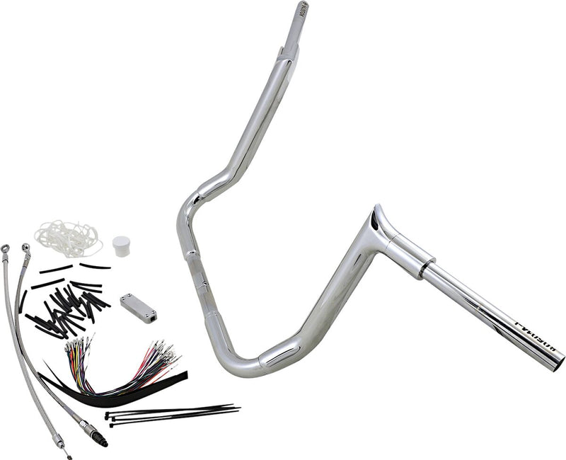 FAT Baggers INC. 1-1/2" EZ Install Pointed Top Handlebar Kit - Chrome - 809114