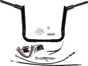 FAT Baggers INC. 1-1/2" EZ Install Pointed Top Handlebar Kit - Black, Gloss - 809114-B