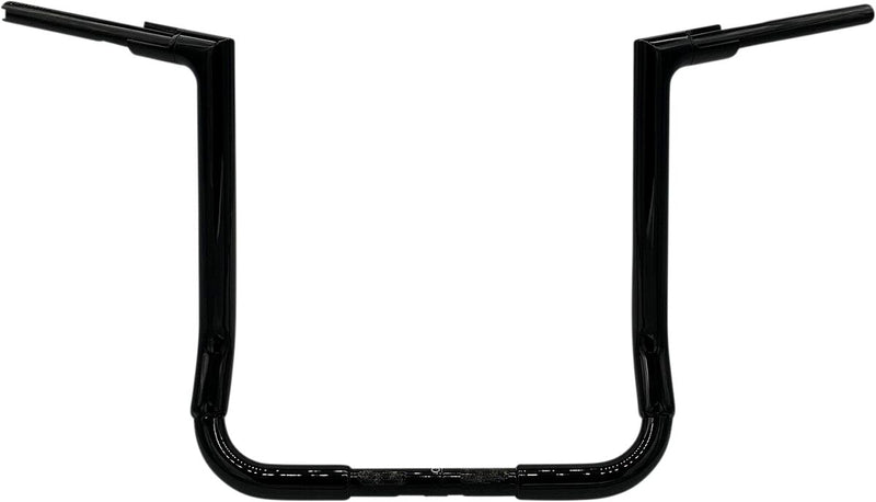 FAT Baggers INC. 1-1/2" EZ Install Flat Top Handlebar - Black - 605016-B