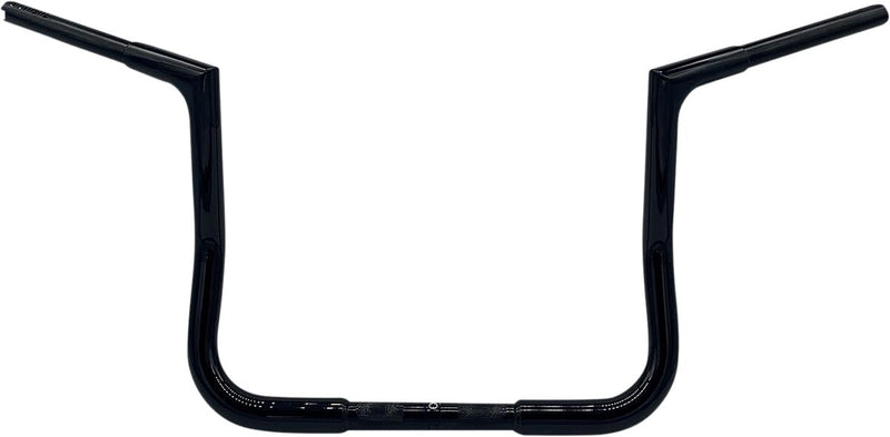 FAT Baggers INC. 1-1/4" EZ Install Flat Top Handlebar - Black - 705012-B
