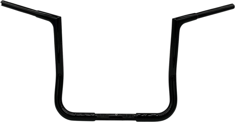 FAT Baggers INC. 1-1/4" EZ Install Flat Top Handlebar - Black - 705014-B