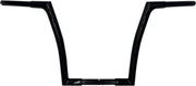 FAT Baggers INC. 1-1/4" EZ Install Flat Top Handlebar - Black - 707014-B