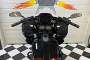 FAT Baggers INC. 1-1/4" EZ Install Flat Top Handlebar - Black - 706012-B
