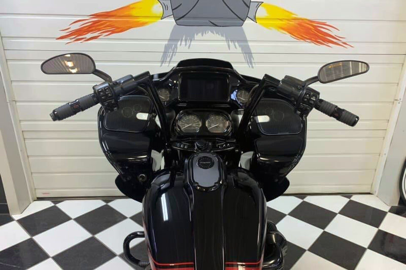 FAT Baggers INC. 1-1/4" EZ Install Flat Top Handlebar - Black - 706012-B