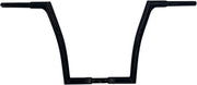 FAT Baggers INC. 1-1/4" EZ Install Flat Top Handlebar - Black - 706014-B