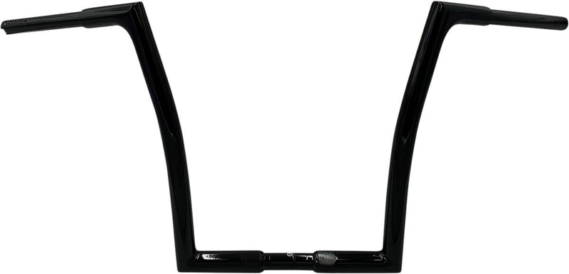 FAT Baggers INC. 1-1/4" EZ Install Flat Top Handlebar - Black - 708014-B