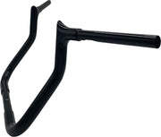 FAT Baggers INC. 1-1/4" EZ Install Pointed Top Handlebar - Black, Gloss - 905011-B