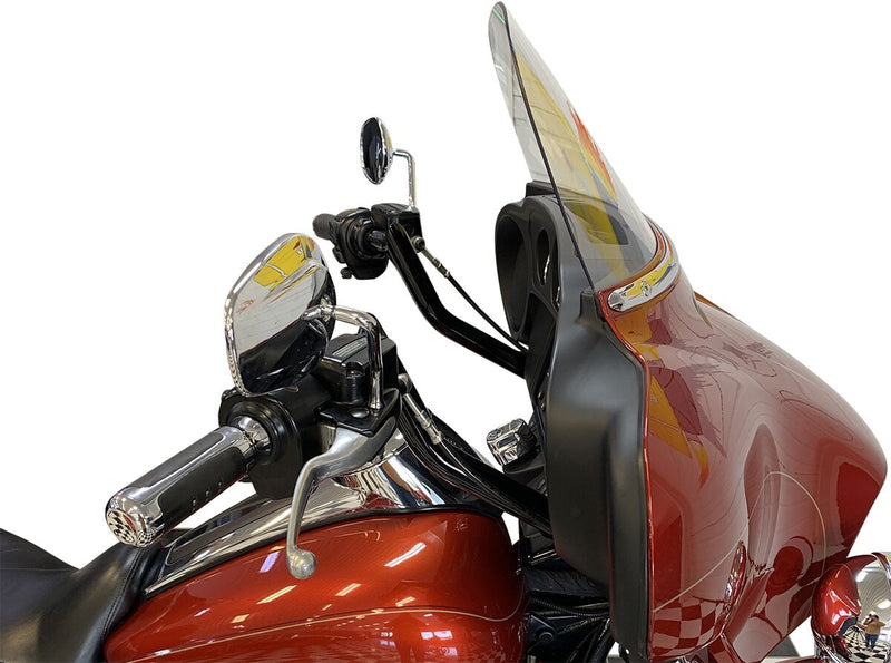 FAT Baggers INC. 1-1/4" EZ Install Pointed Top Handlebar - Black, Gloss - 905011-B