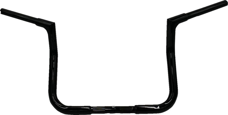 FAT Baggers INC. 1-1/4" EZ Install Flat Top Handlebar - Black - 705011-B