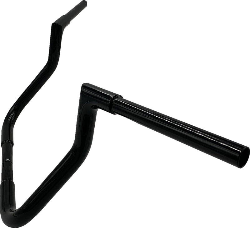 FAT Baggers INC. 1-1/4" EZ Install Flat Top Handlebar - Black - 705011-B
