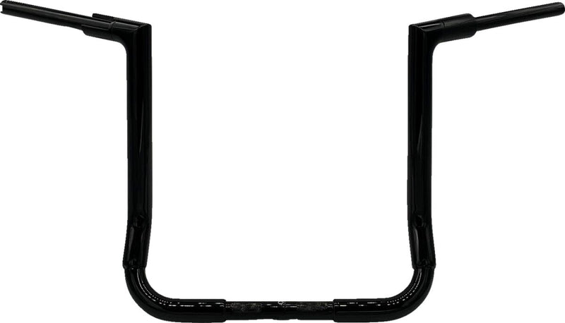 FAT Baggers INC. 1-1/2" EZ Install Flat Top Handlebar - Black - 615016-B