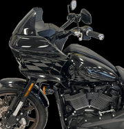 FAT Baggers INC. 1-1/4" EZ Install Round Top Handlebar - Black - 903008-B